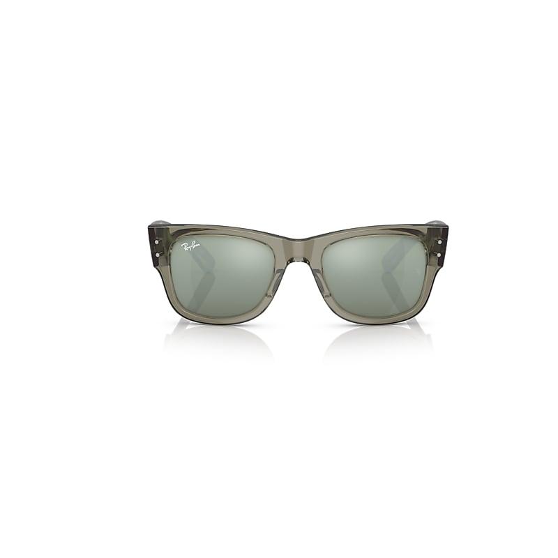 Ray-Ban Mega Wayfarer Sunglasses Frame Silver Lenses Product Image