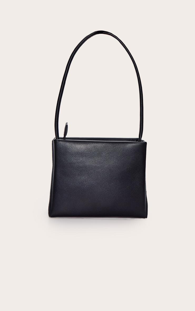 Black Structured Mini Shoulder Bag Product Image