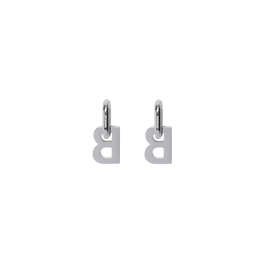 Women's B Chain Xl Earrings in Silver Product Image