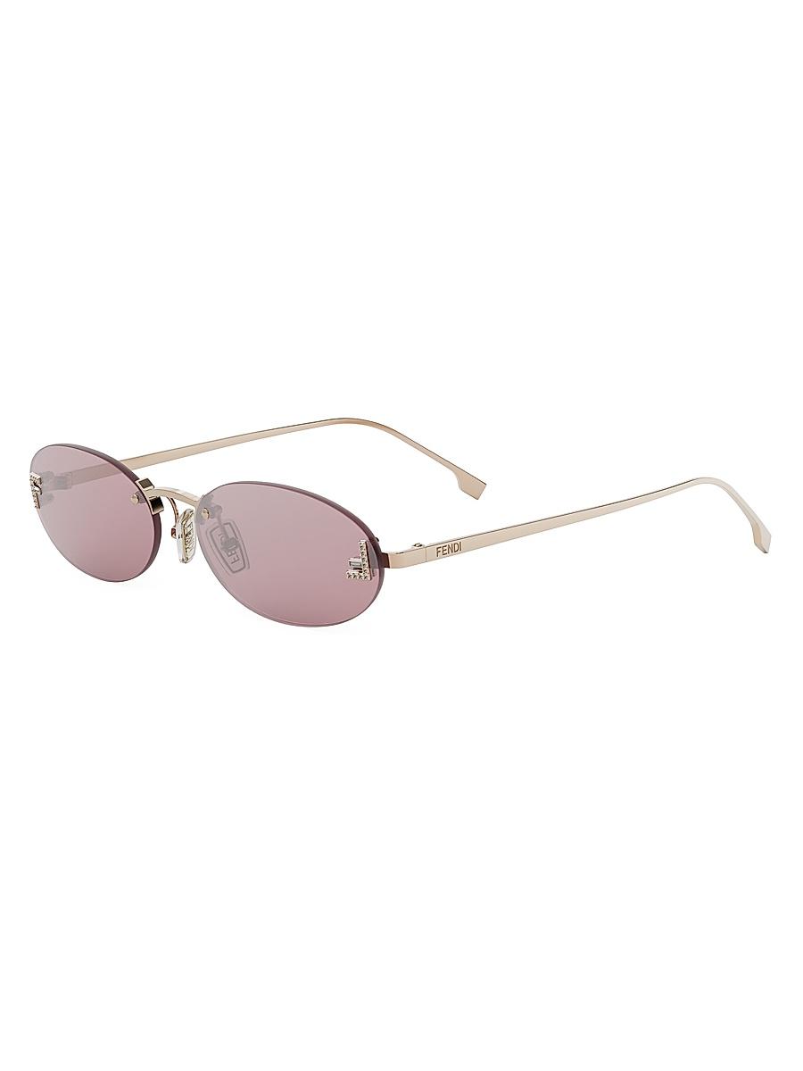 Womens Fendi First 54MM Oval Sunglasses Product Image