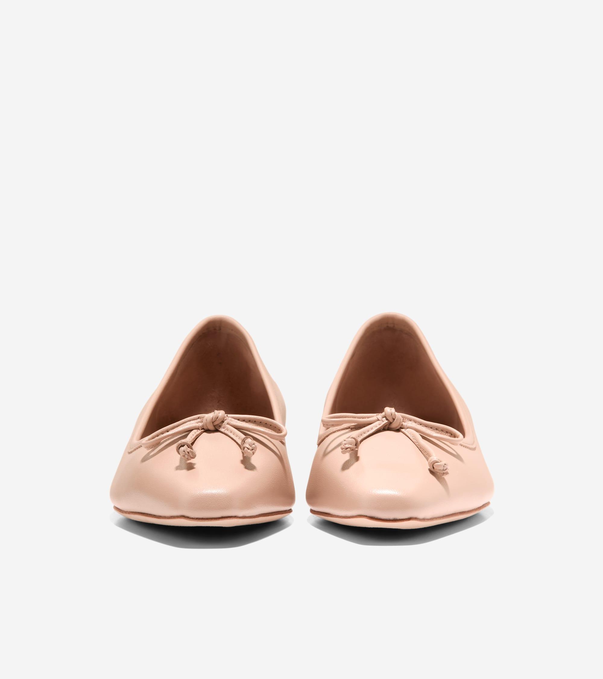 Women's Chlea Ballet Flats in Light Beige | Cole Haan Product Image