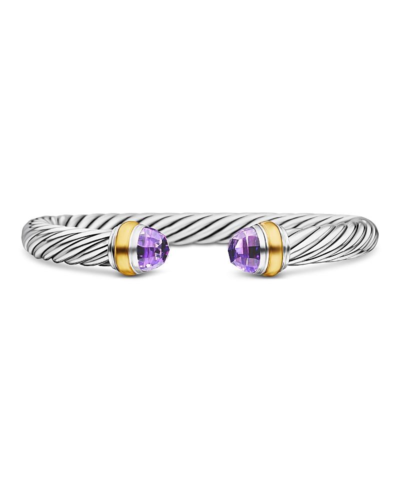 David Yurman Cable Classics Bracelet with Black Onyx and Gold Product Image