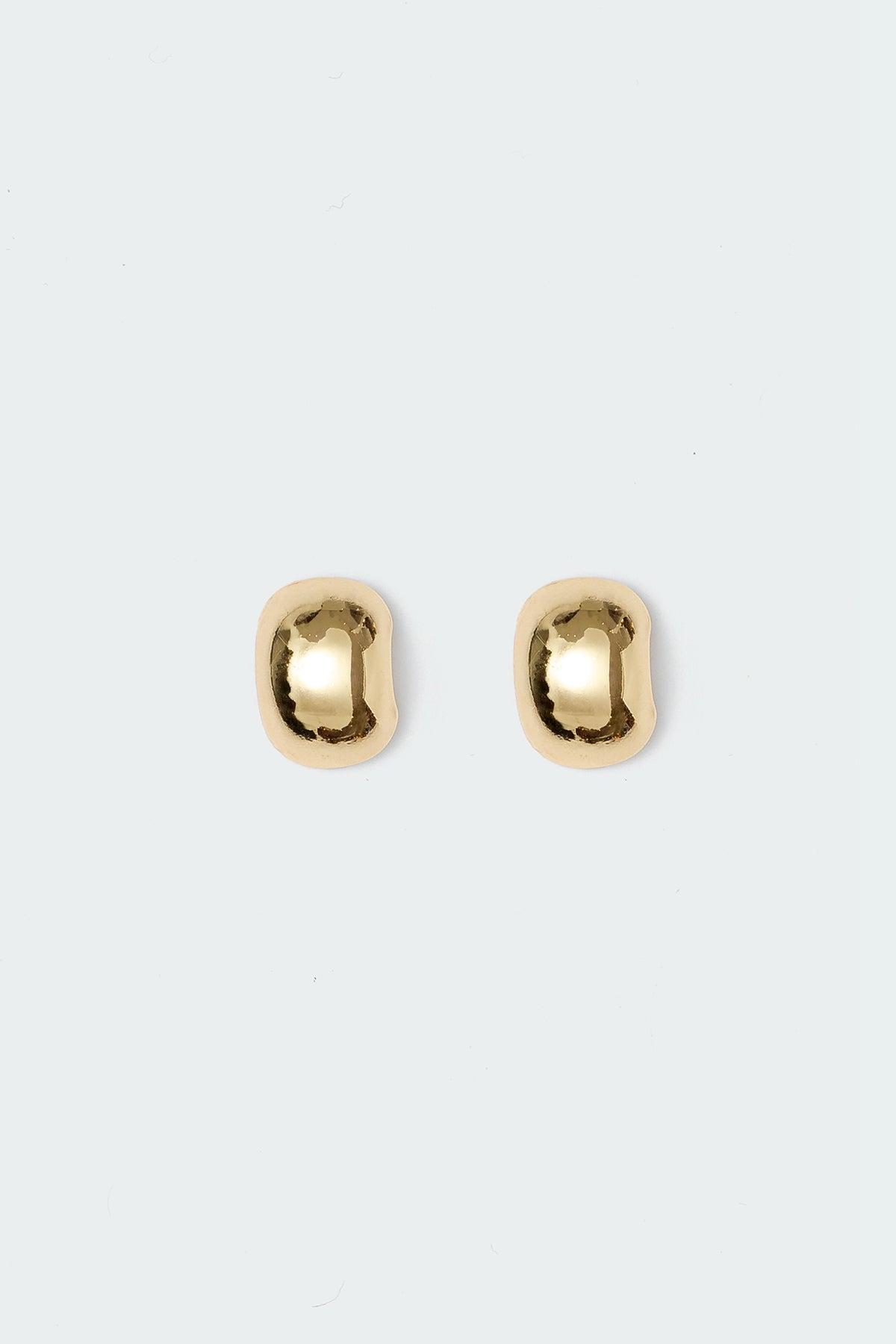 Half Hoop Chunky Stud Earrings Product Image