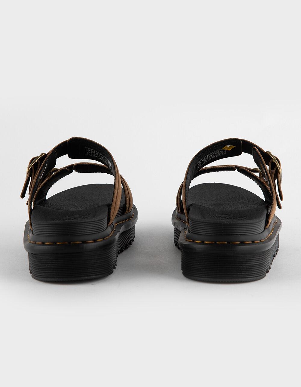 DR. MARTENS Myles Womens Slide Sandals - TAN Product Image