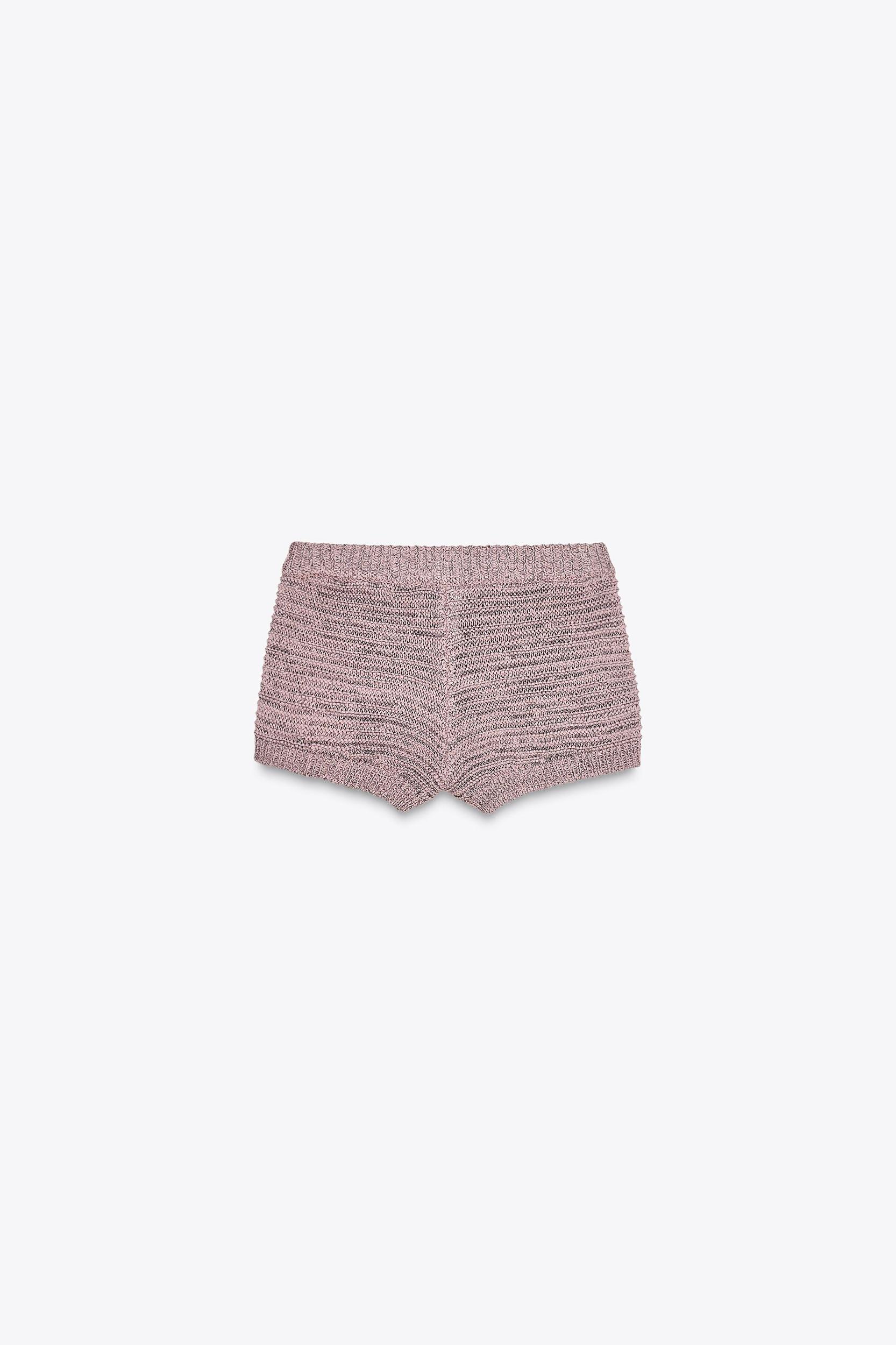 TEXTURED KNIT SHORTS Product Image
