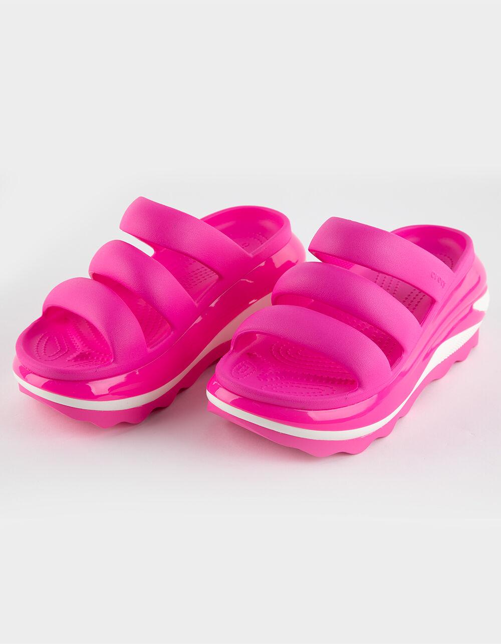 CROCS Mega Crush Triple Strap Womens Platform Sandals - PINK Product Image