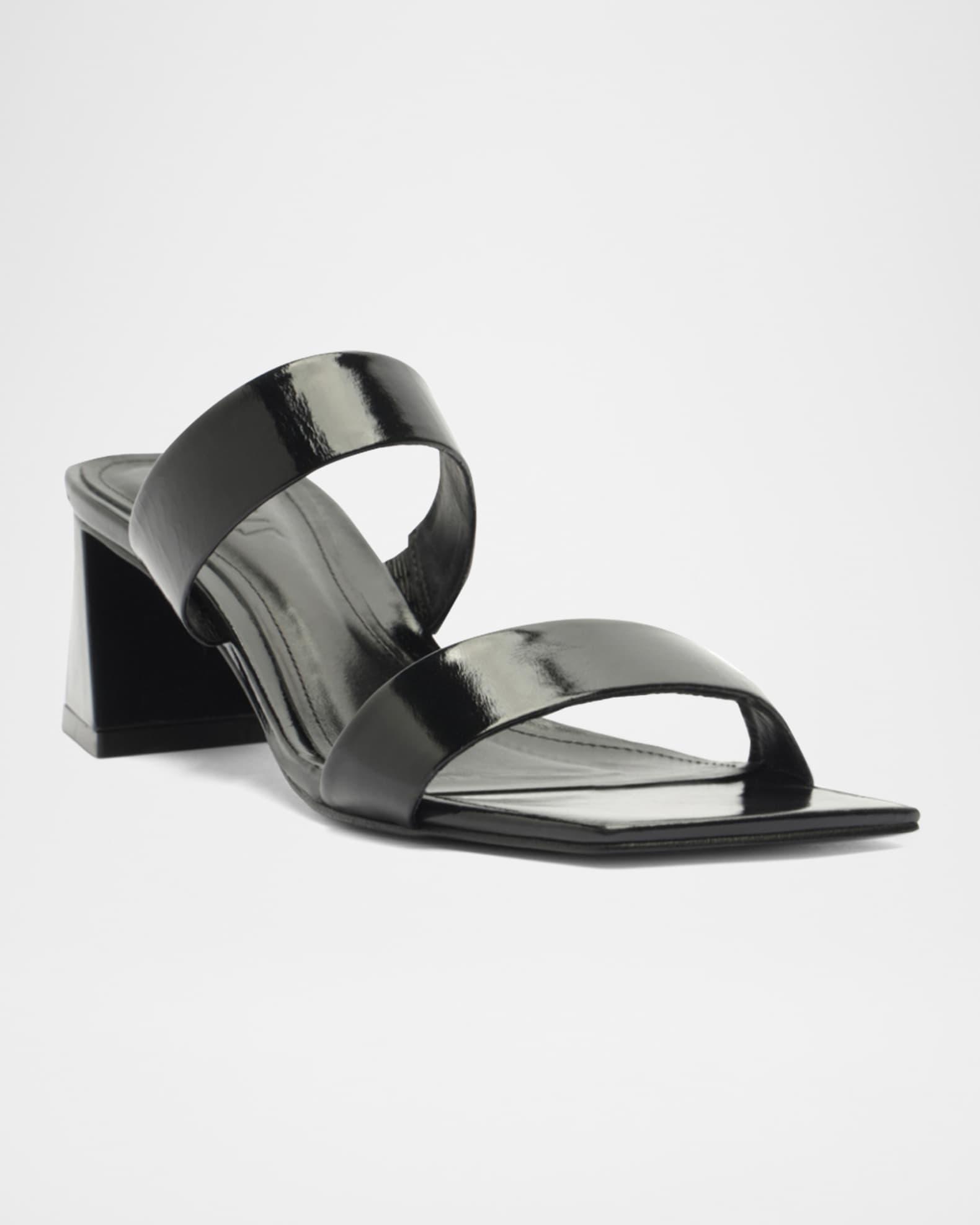 Chantal Patent Two-Band Slide Sandals Product Image