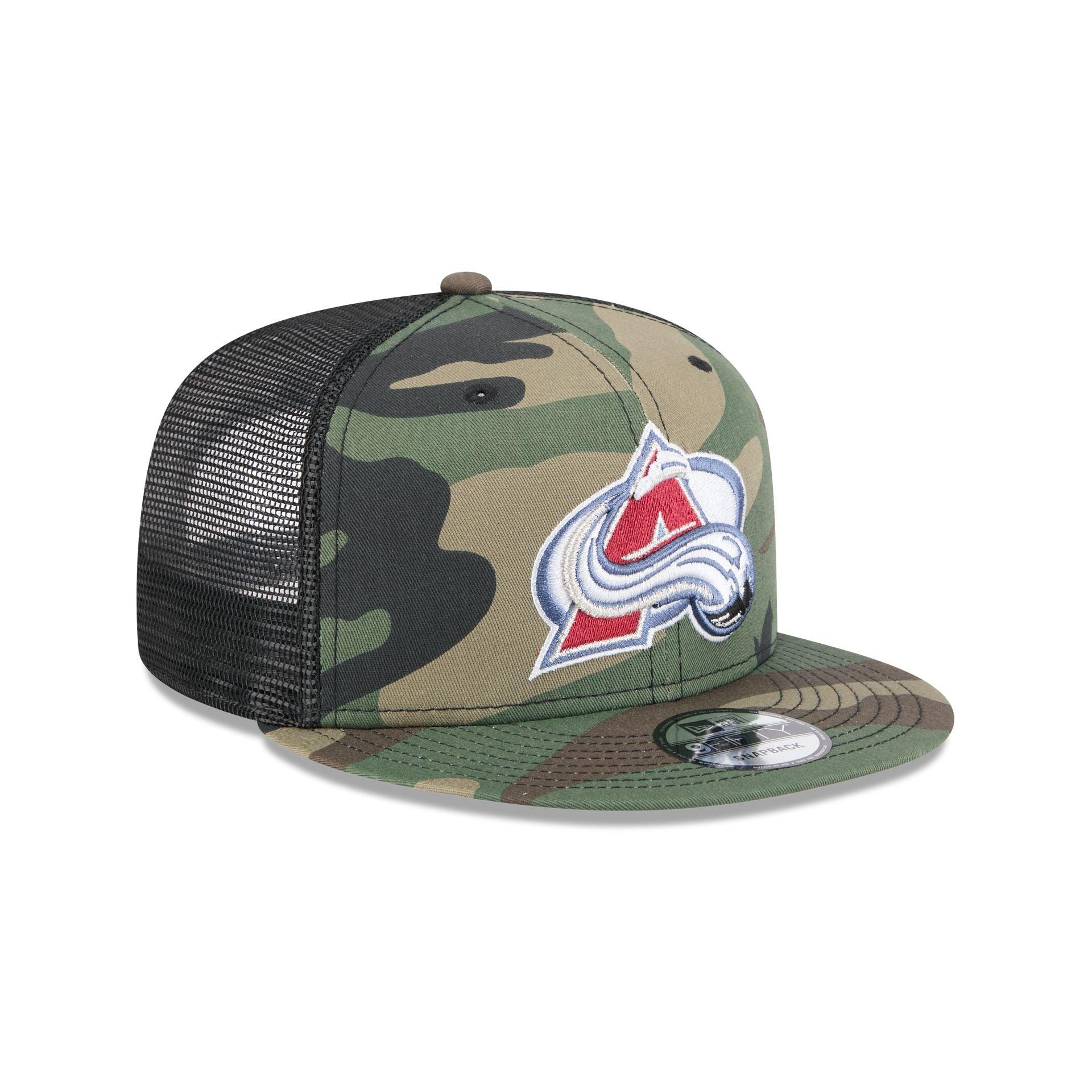 Colorado Avalanche Camo 9FIFTY Trucker Hat Male Product Image