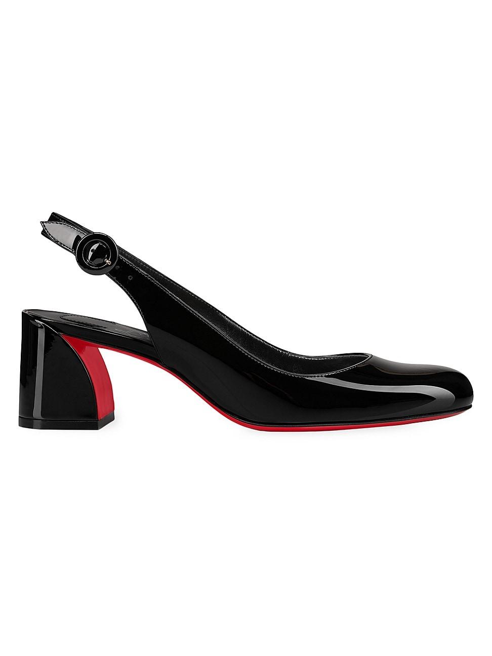 So Jane Patent Red Sole Slingback Pumps Product Image