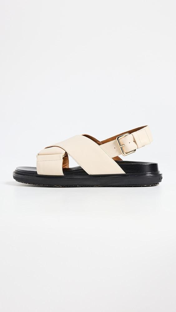 Marni Fussbett Crisscross Sandals | Shopbop Product Image