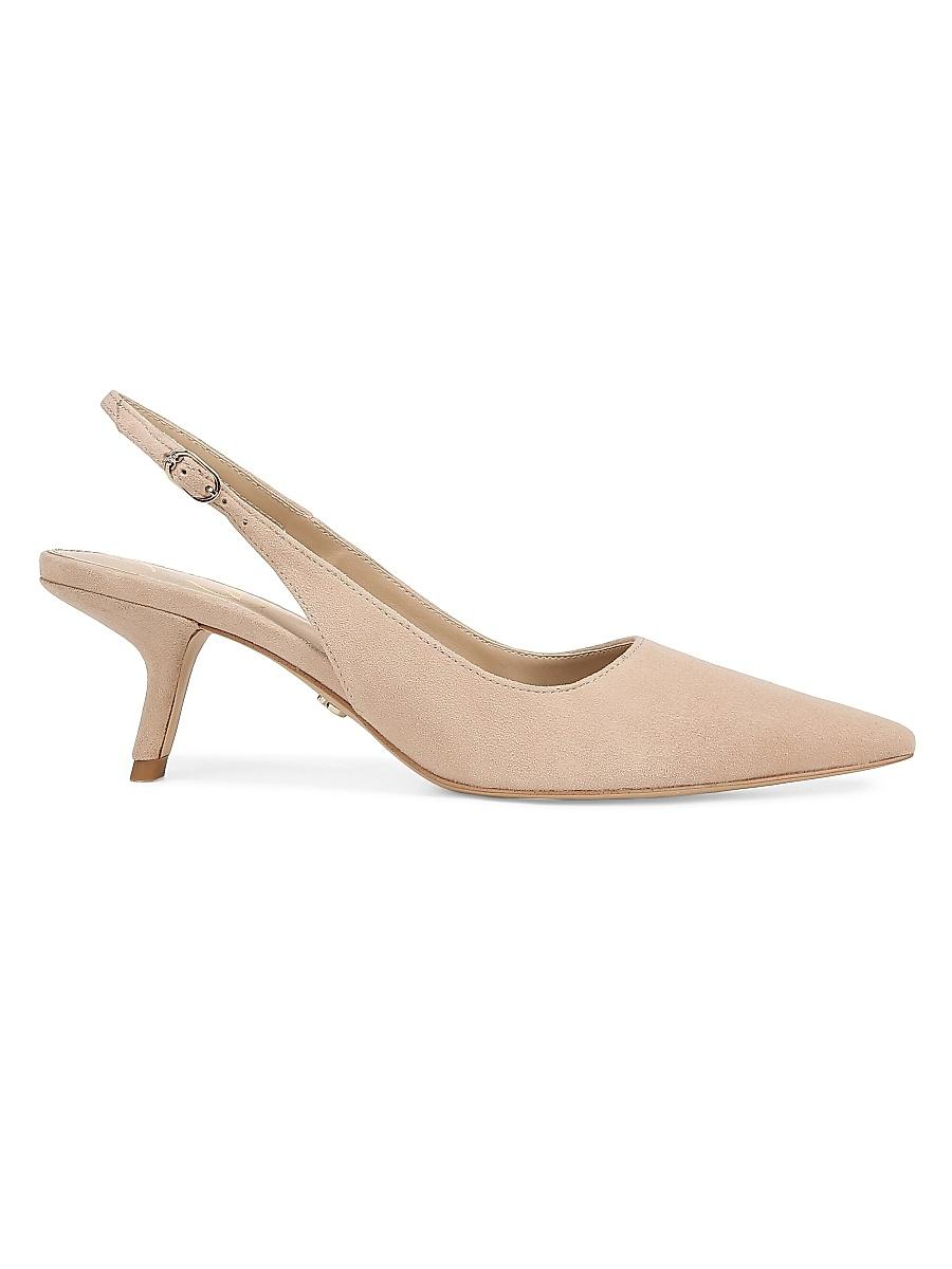 Womens Bianka 65MM Suede Slingback Pumps Product Image