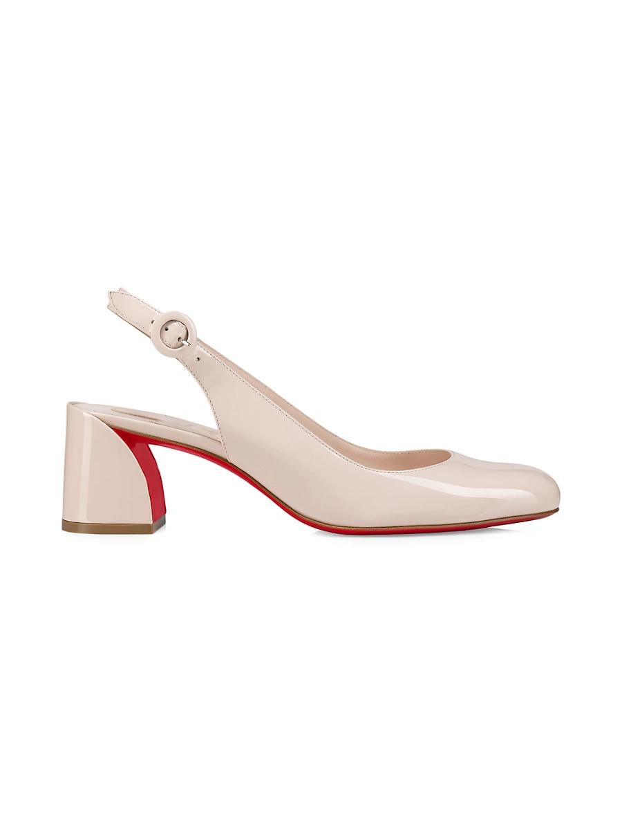 So Jane Patent Red Sole Slingback Pumps Product Image