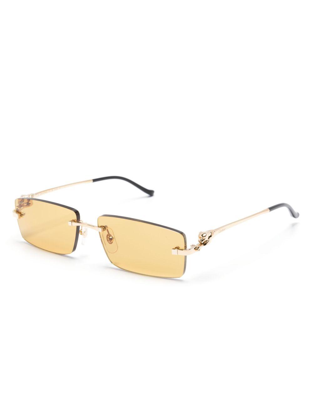 Panther rectangle-frame sunglasses Product Image