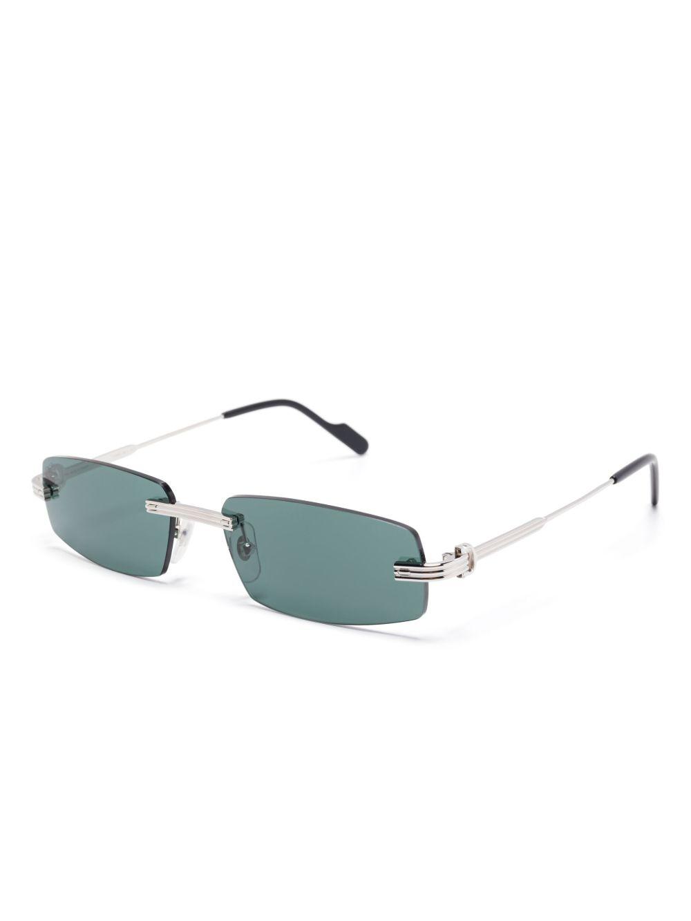 rectangle-frame sunglasses Product Image