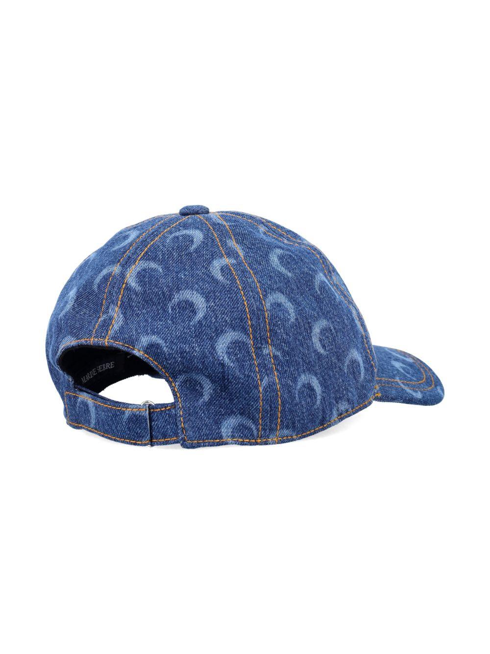 Crescent Moon denim baseball cap Product Image