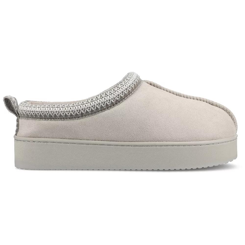 Journee Connway Women's Slip-On Cushioned Clog Slippers, Size: Large (9/10), Gray Product Image