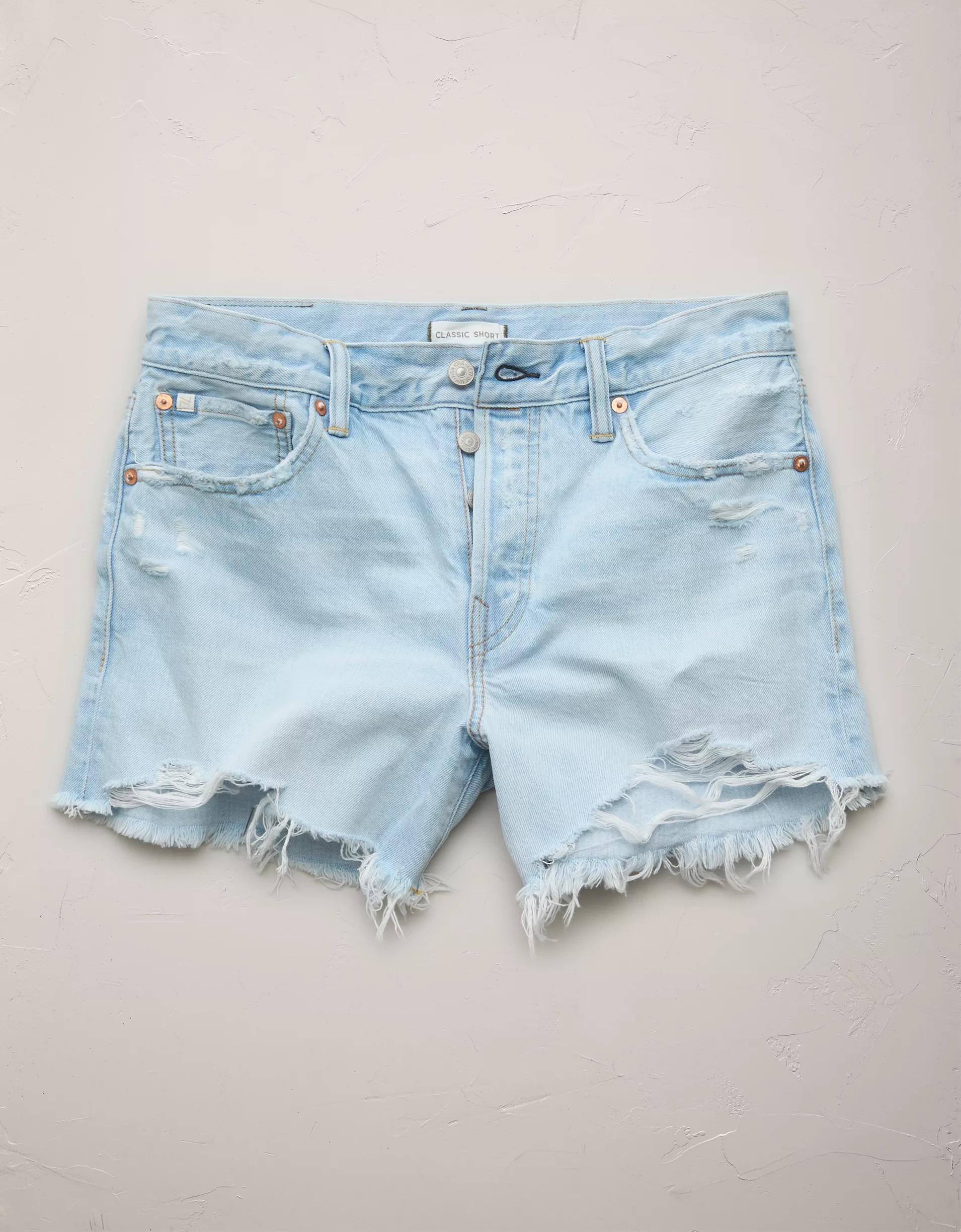 AE77 Premium Classic Denim Short Product Image