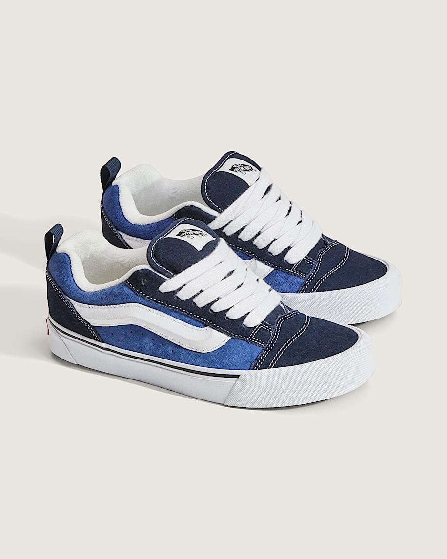 Knu Skool Shoe in Navy Blue / White| Vans US Product Image