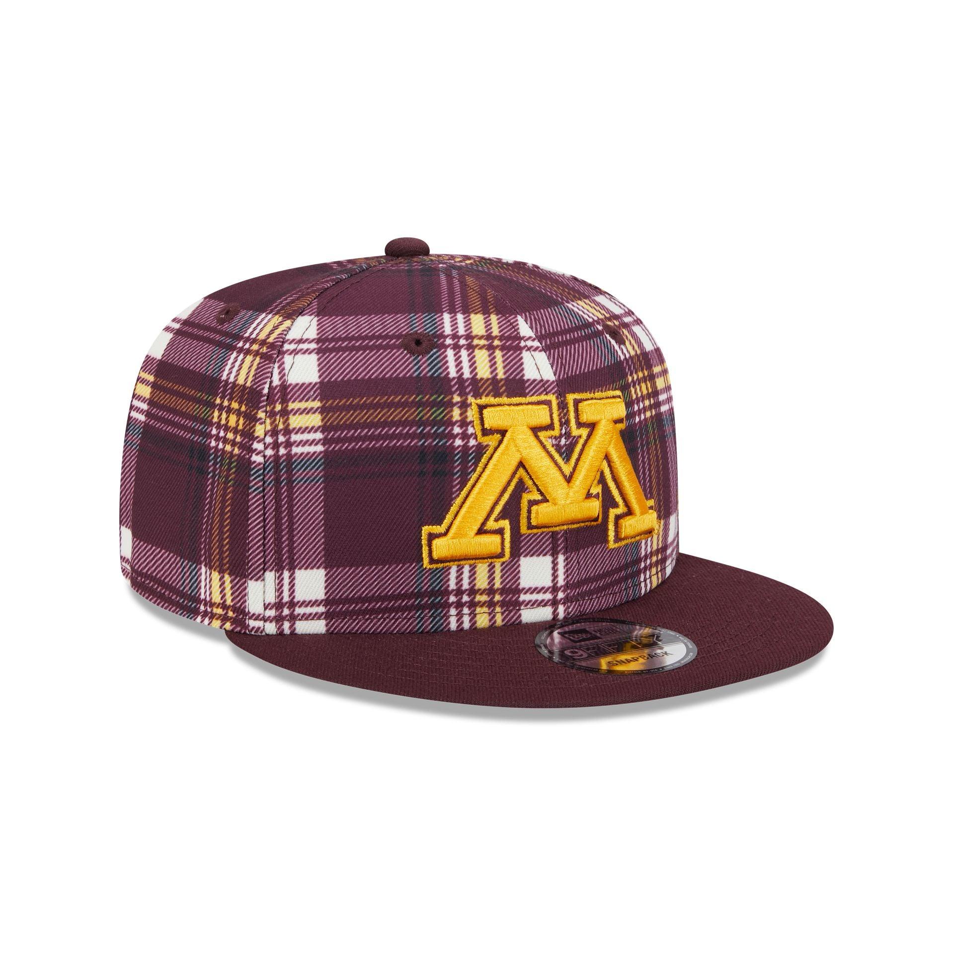 Minnesota Golden Gophers Plaid 9FIFTY Snapback Hat Male Product Image