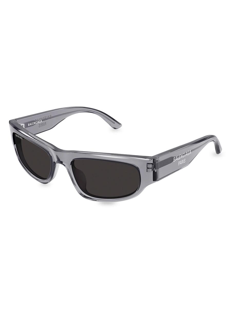 Mens 56MM Rectangular Sunglasses Product Image