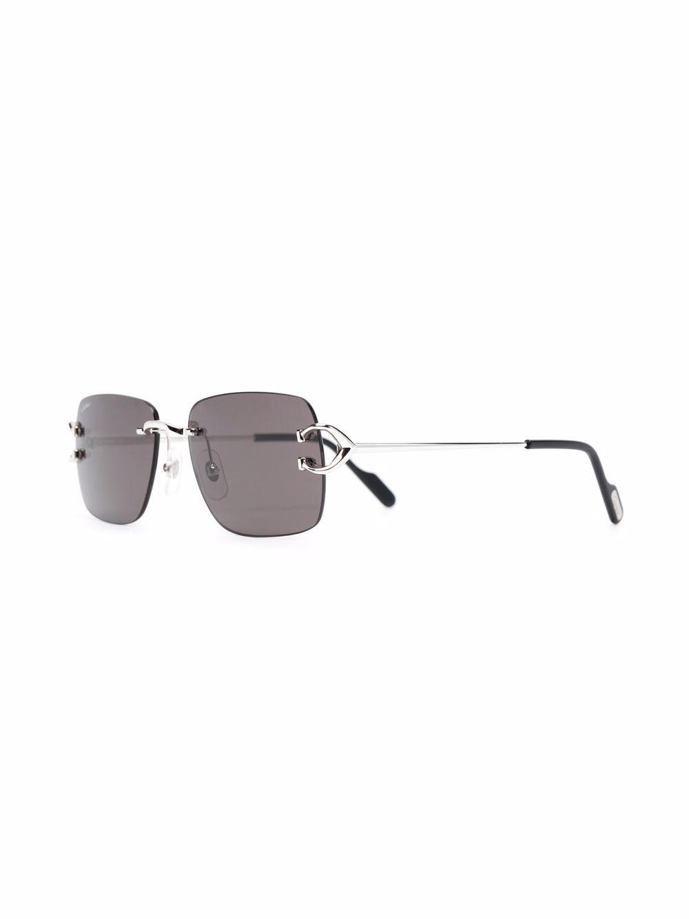DiorCannage S2U 55MM Rectangular Sunglasses Product Image