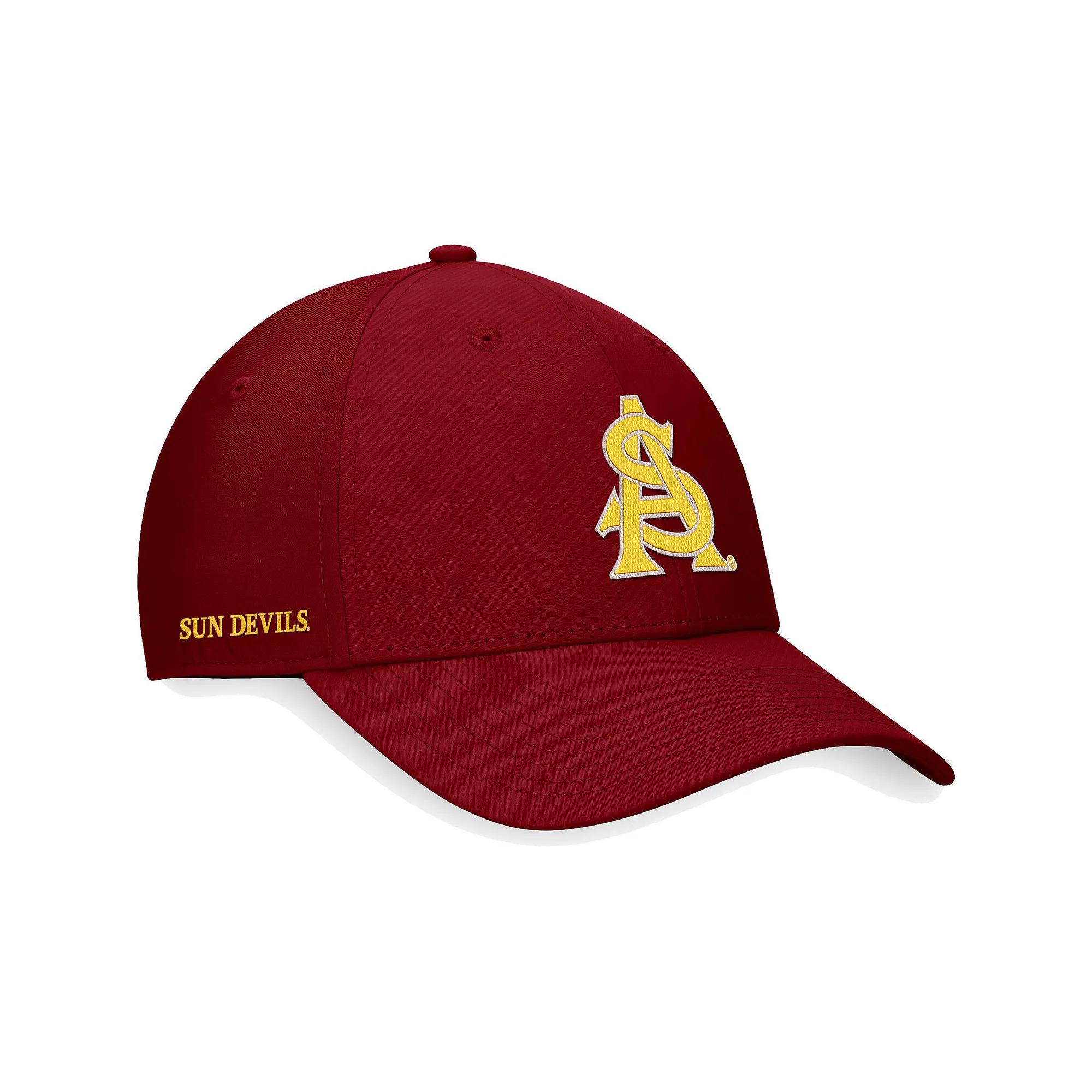 Men's Top of the World Maroon Arizona State Sun Devils Deluxe Flex Hat, Size: Medium/Large, Red Product Image