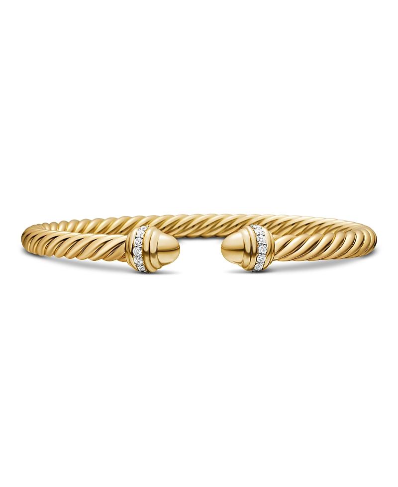 Womens Classic Cablespira Bracelet in 18K Yellow Gold Product Image