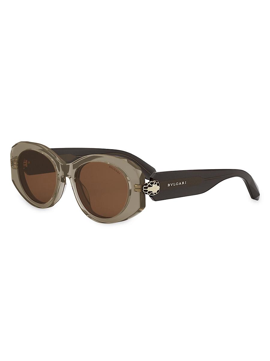 Womens Serpenti 52MM Oval Sunglasses Product Image