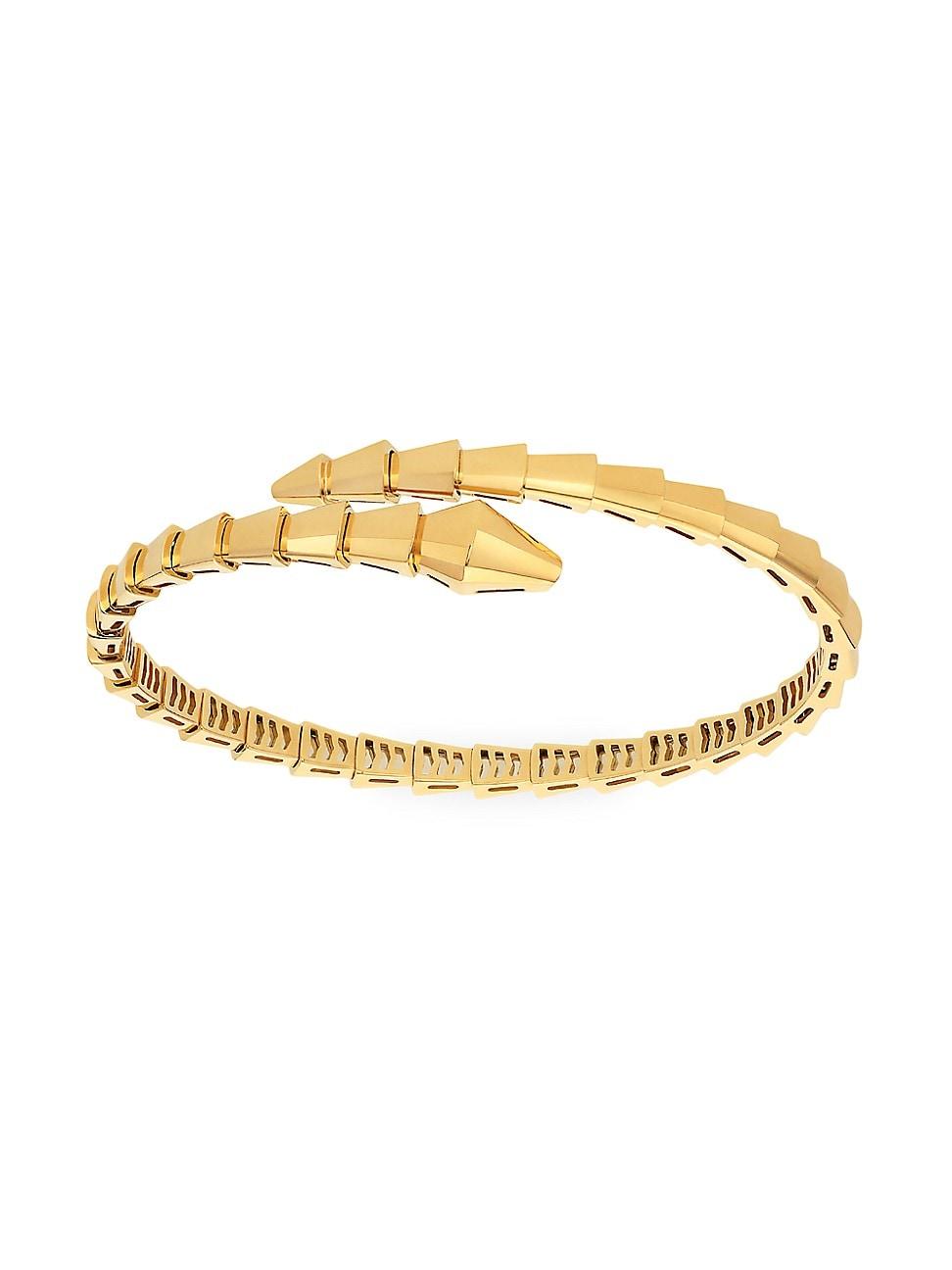 Serpenti Viper 18K Yellow Gold Wrap Bracelet Product Image