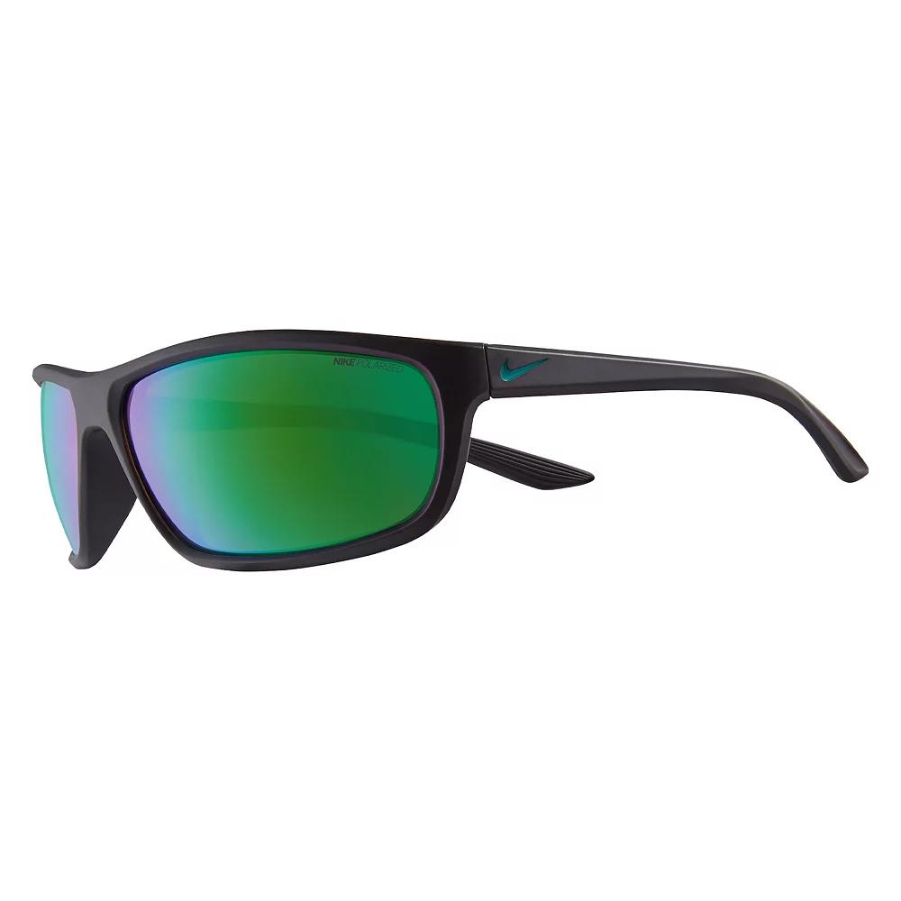 Mens Nike Rabid 64 mm Semi-Rimless Wrap Polarized Sunglasses Product Image