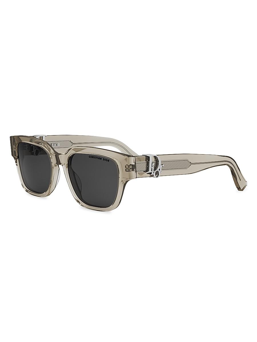 Mens DiorOblique S2I 52MM Rectangular Sunglasses Product Image