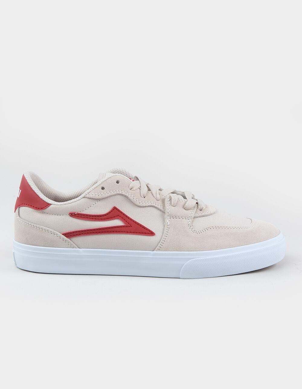 LAKAI York Mens Shoes - WHT/RED Product Image