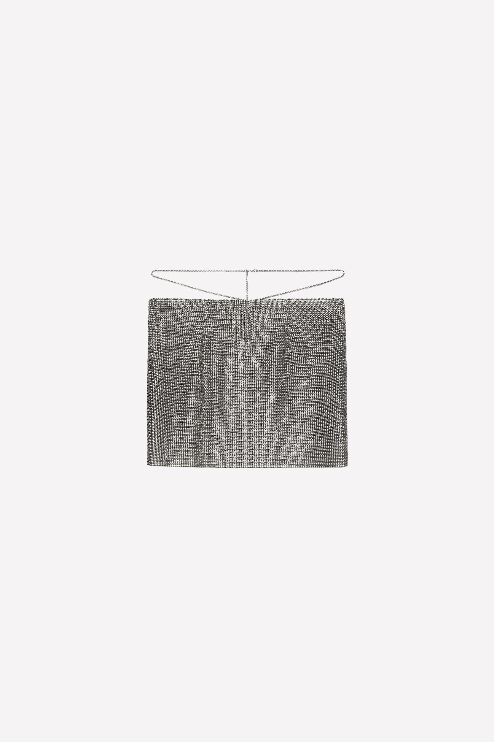 LUDOVIC DE SAINT SERNIN x ZARA SHORT MESH SKIRT Product Image