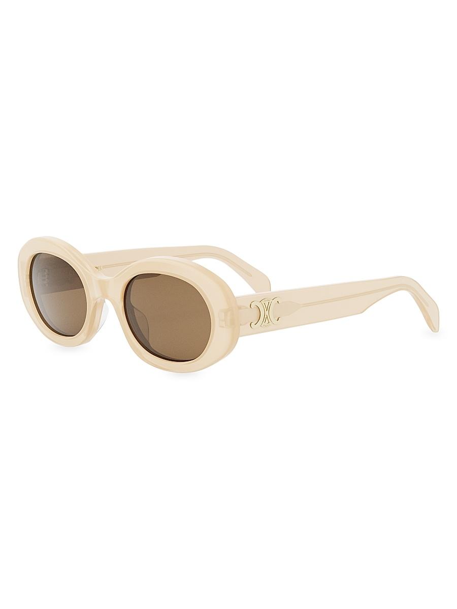 Womens Triomphe 52MM Oval Sunglasses Product Image