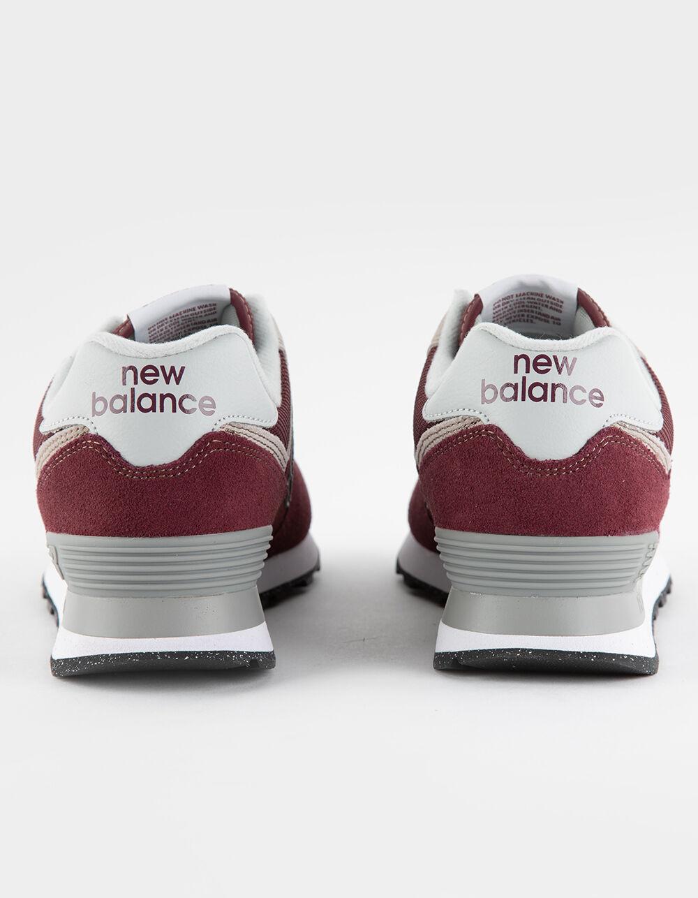 NEW BALANCE 574 Womens Shoes - BURGUNDY Product Image