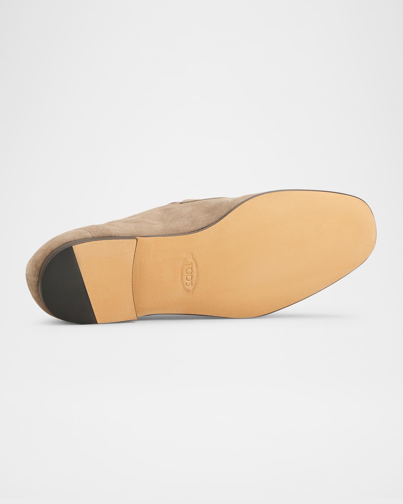 Men's Mocassino Suede Penny Loafers Product Image