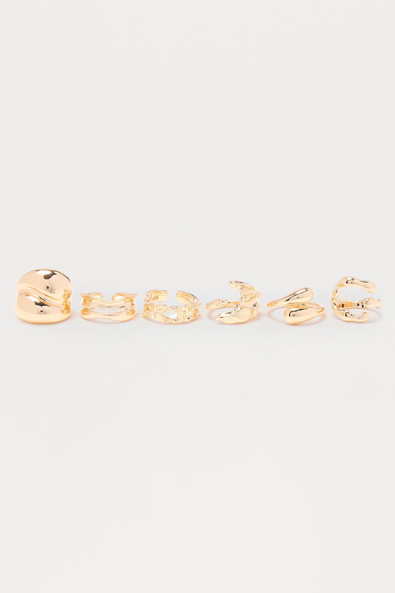 Something Special 6pc Ring Set - Gold Female Product Image