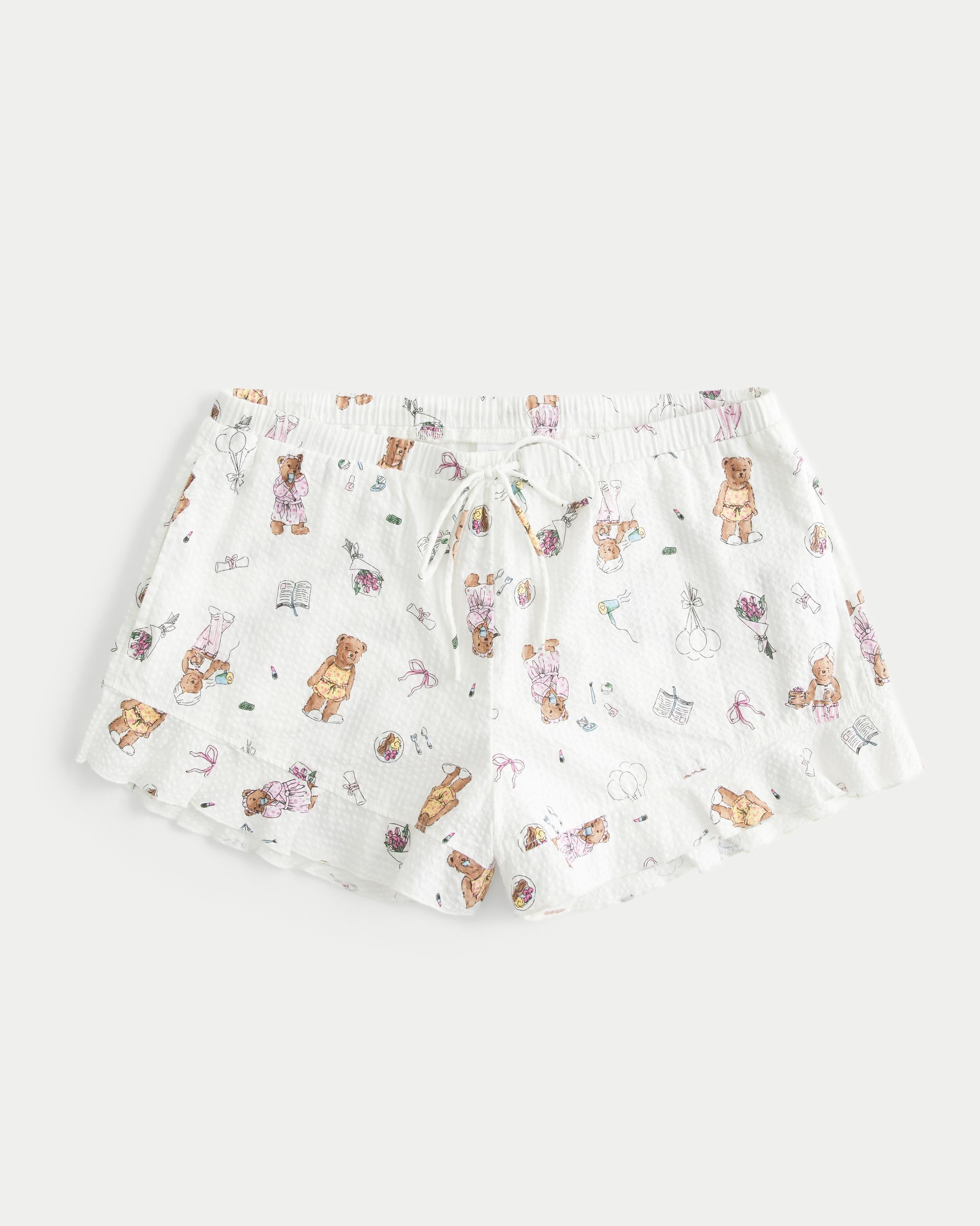 Seersucker Sleep Shorts Product Image