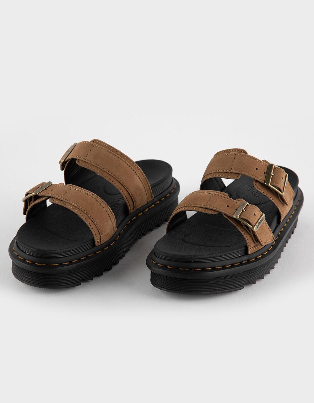 DR. MARTENS Myles Womens Slide Sandals - TAN Product Image