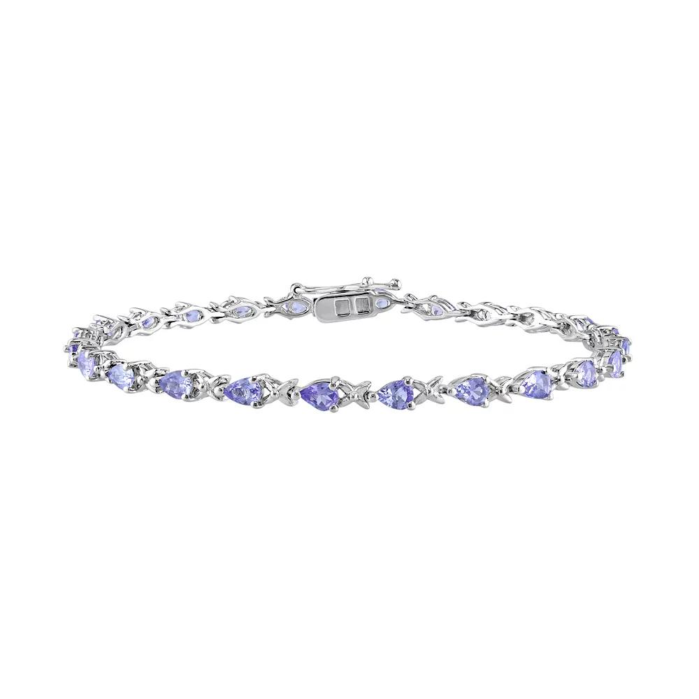 Stella Grace Tanzanite Sterling Silver Bracelet, Women's,  Product Image