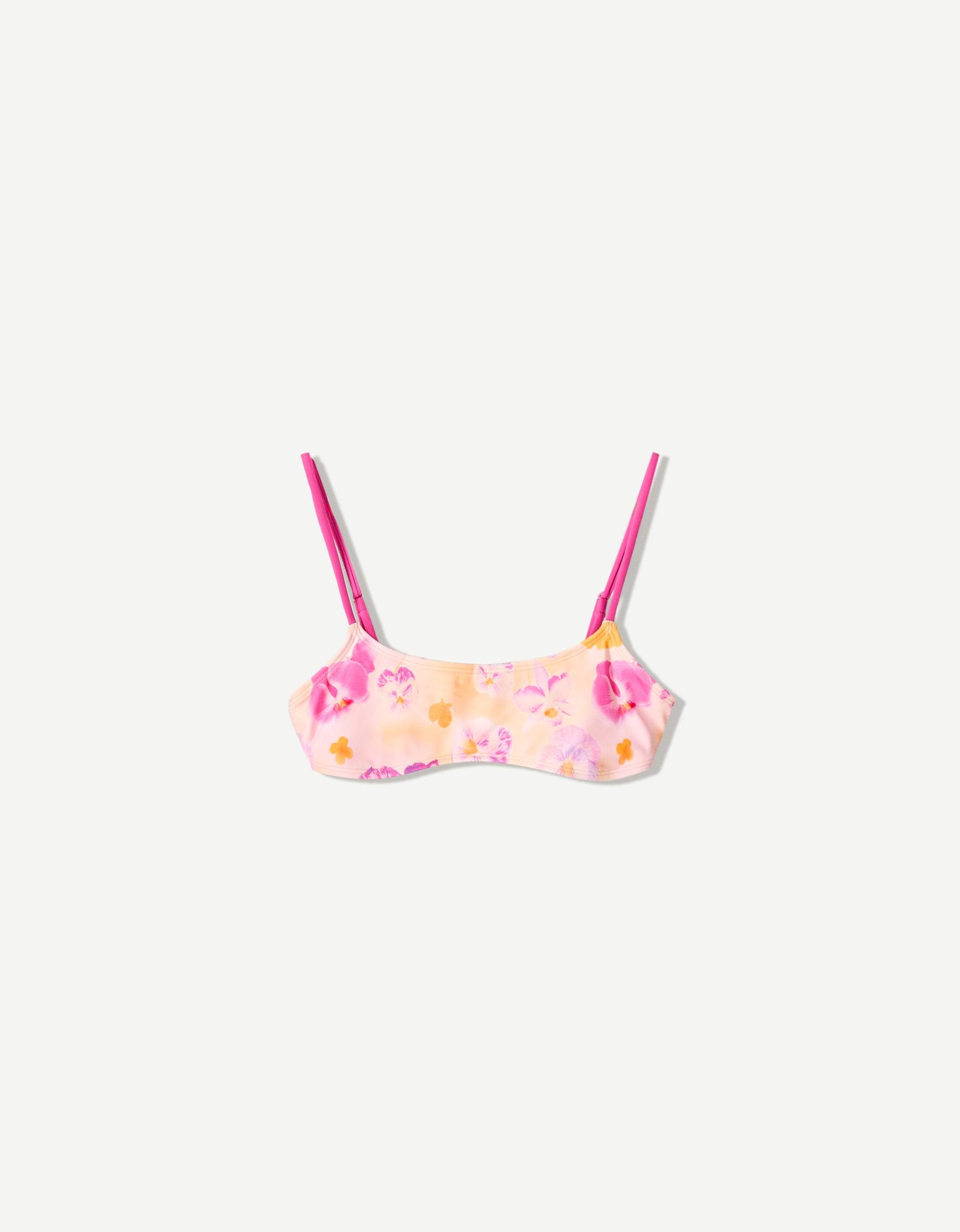 Floral bikini top Product Image