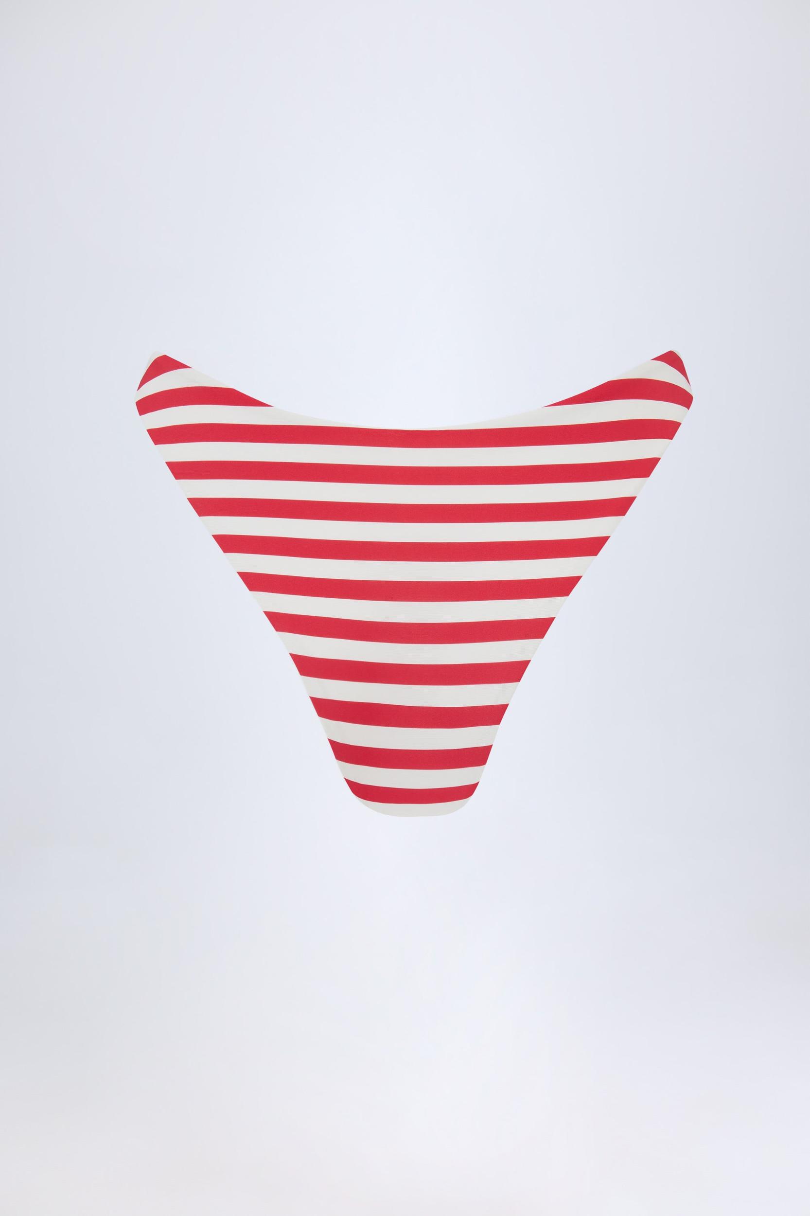 Cheeky Bikini Bottoms in Cherry Red Product Image