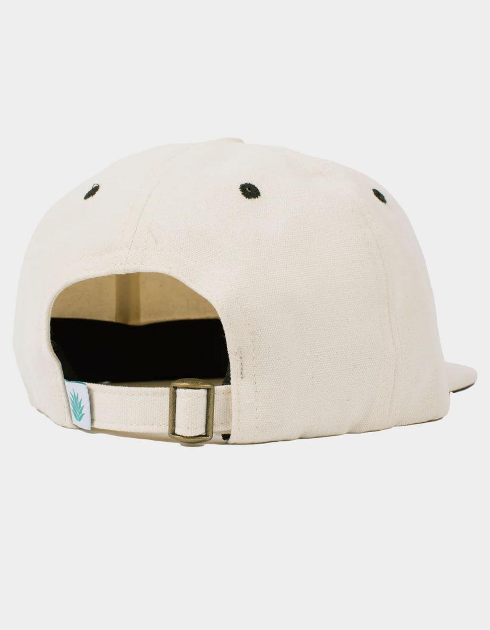 SENDERO PROVISIONS CO. Shootin' Hand 5 Panel Strapback Hat - IVORY Product Image