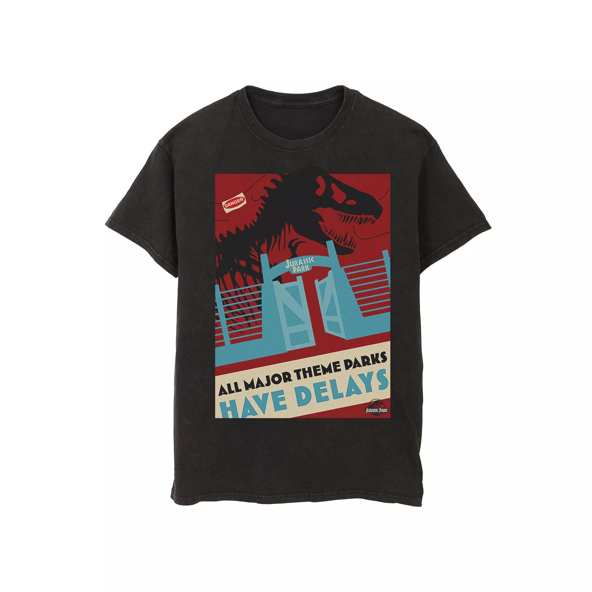 Men's Jurassic Park Delays Simple Gate Tee,  Product Image