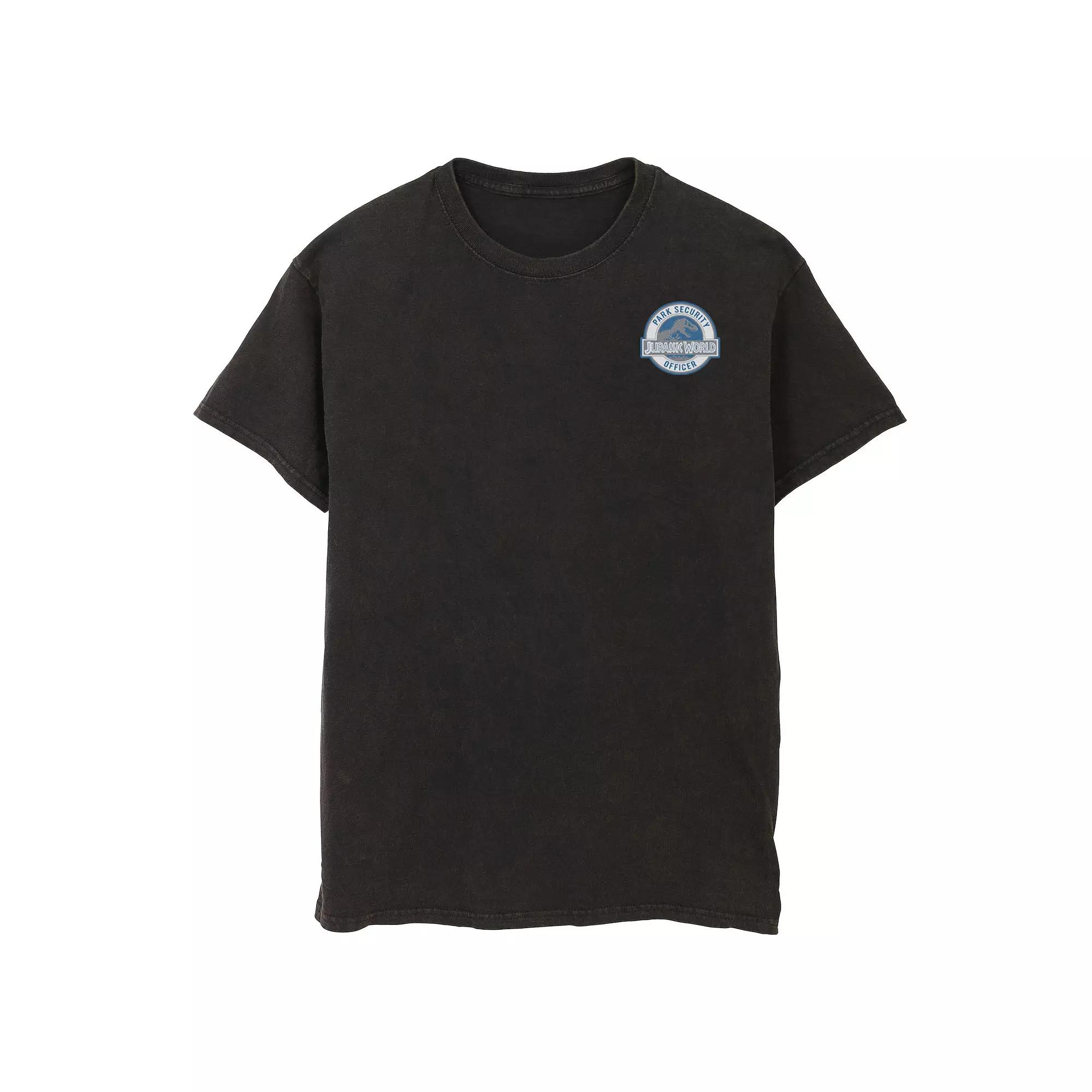 Men's Jurassic World Park Security Officer Badge Graphic Tee,  Product Image