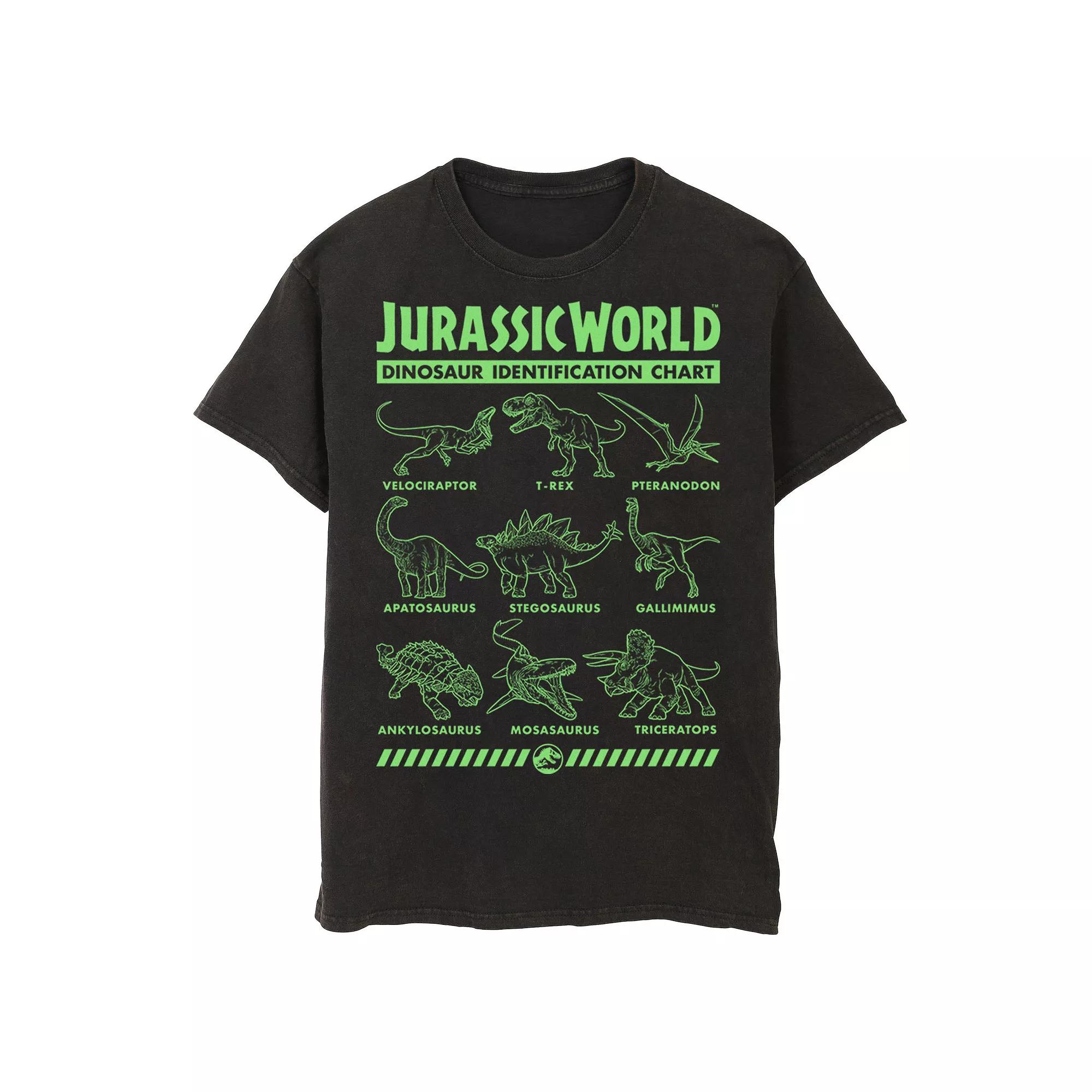 Men's Jurassic World Two Dino Gradient ID Chart Tee,  Product Image