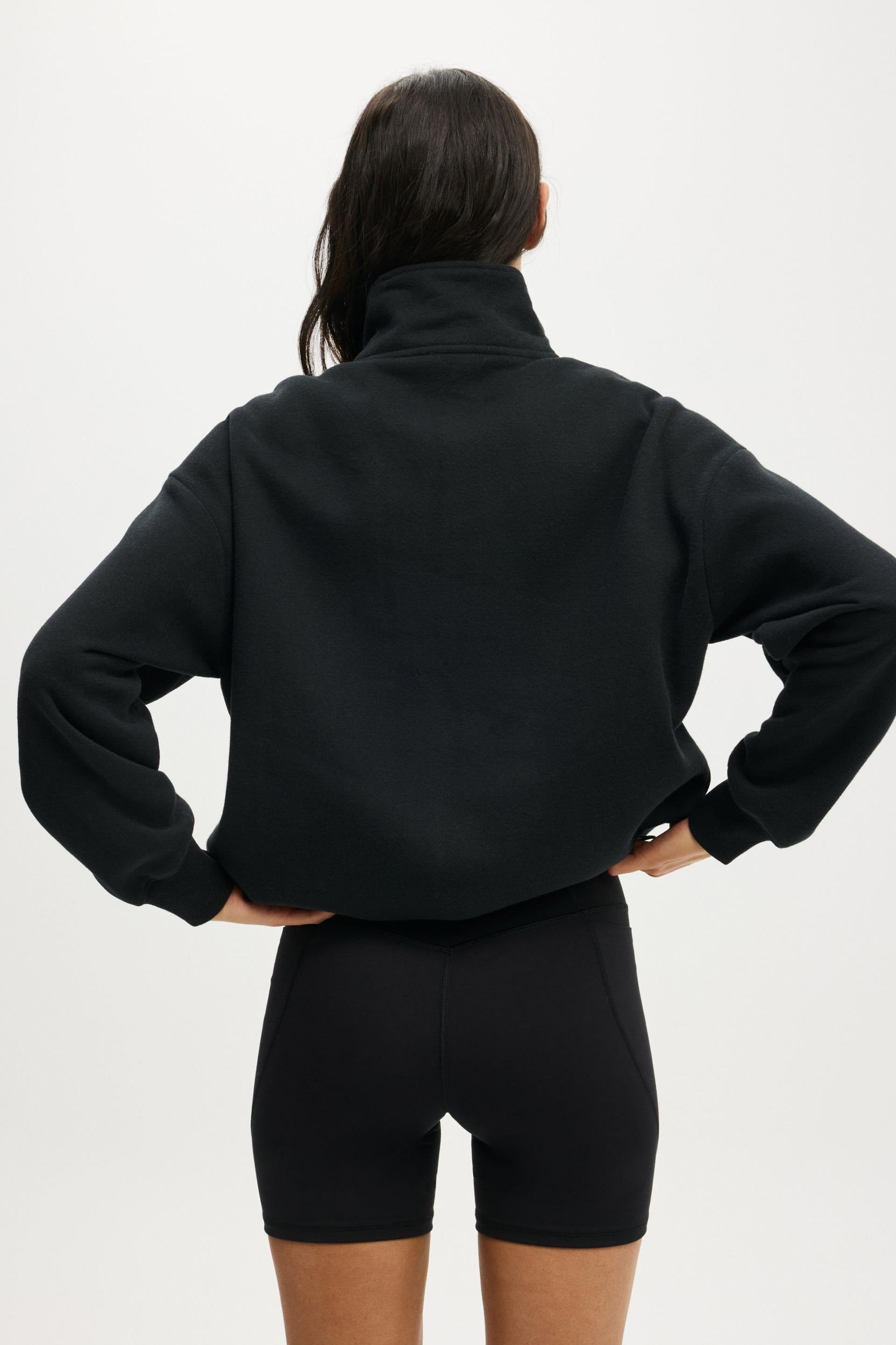Plush Half Zip Sweatshirt Product Image
