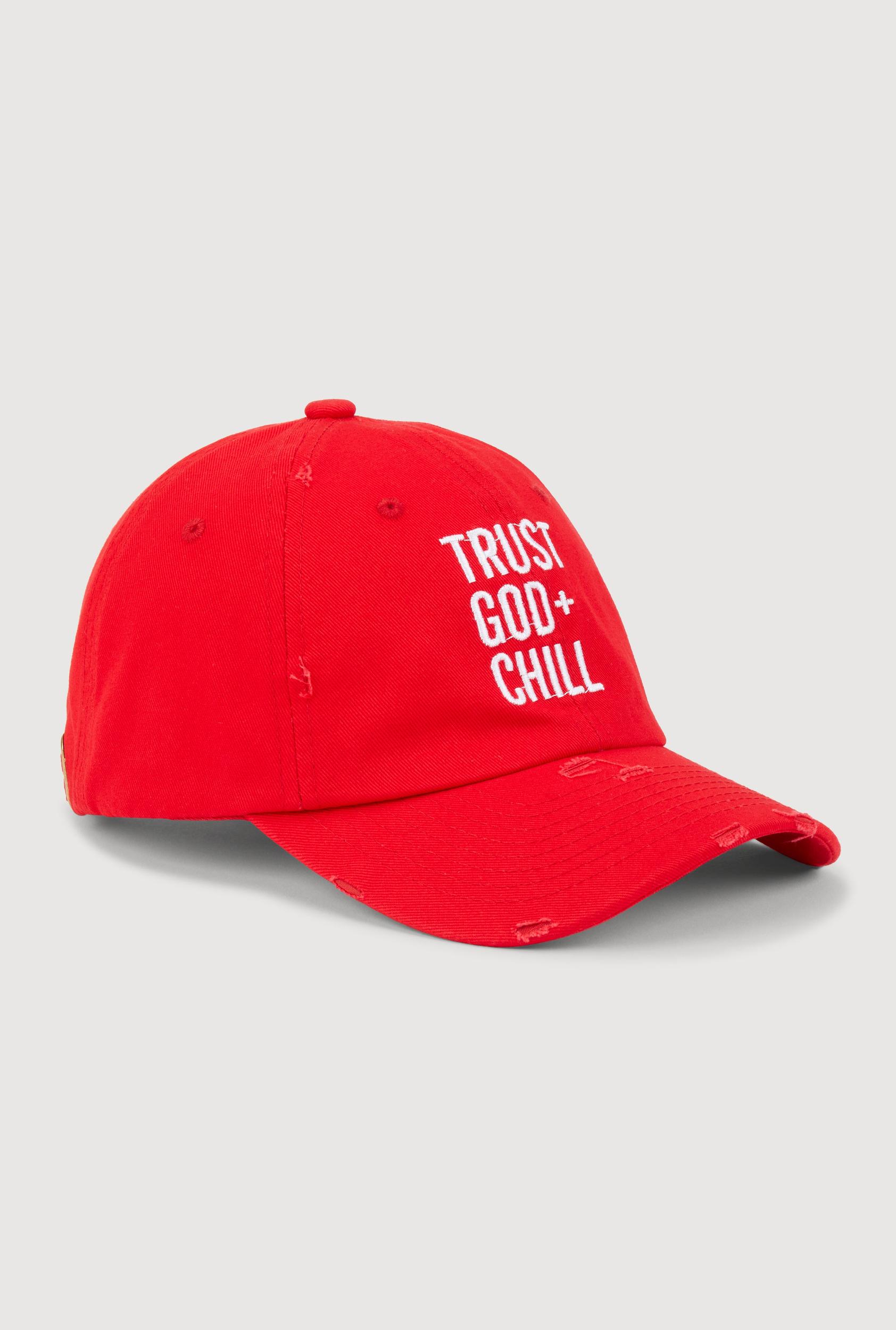 Trust God and Chill Baseball Cap Female Product Image
