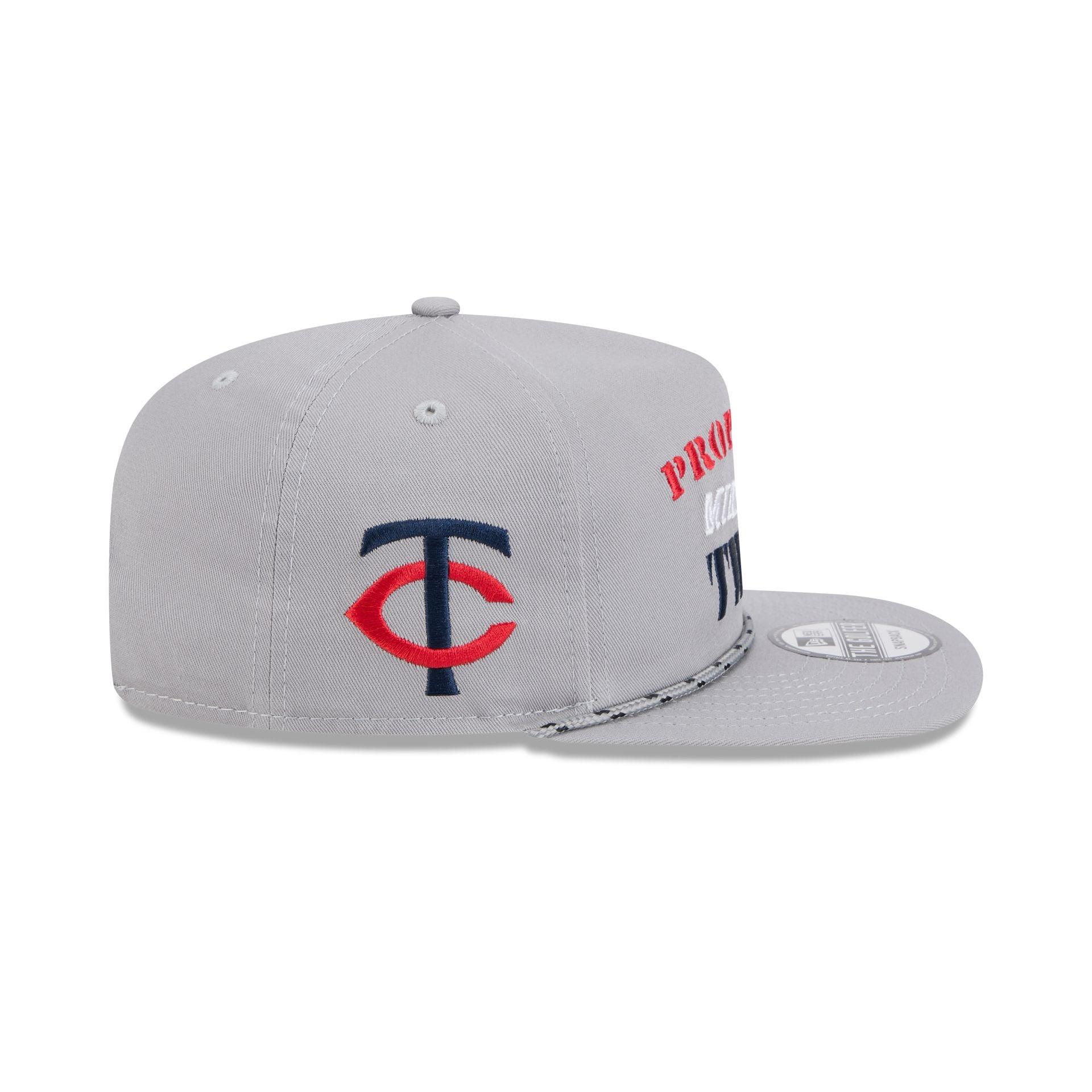 Minnesota Twins Vintage Gray Rope Golfer Hat Male Product Image