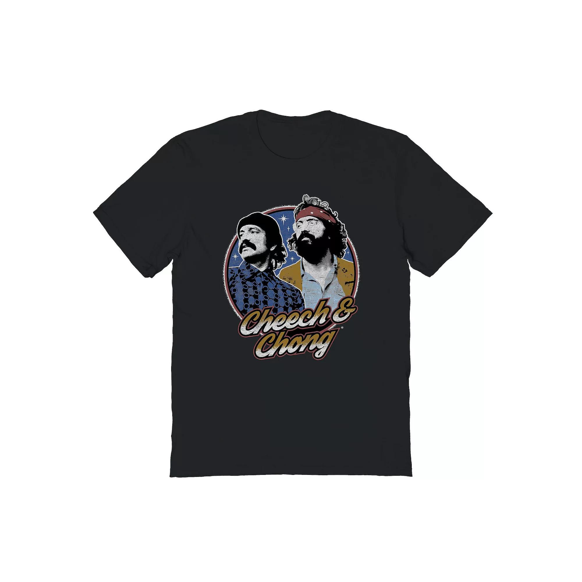 Men's Cheech & Chong Retro Graphic Tee, Size: XXL, Black Product Image